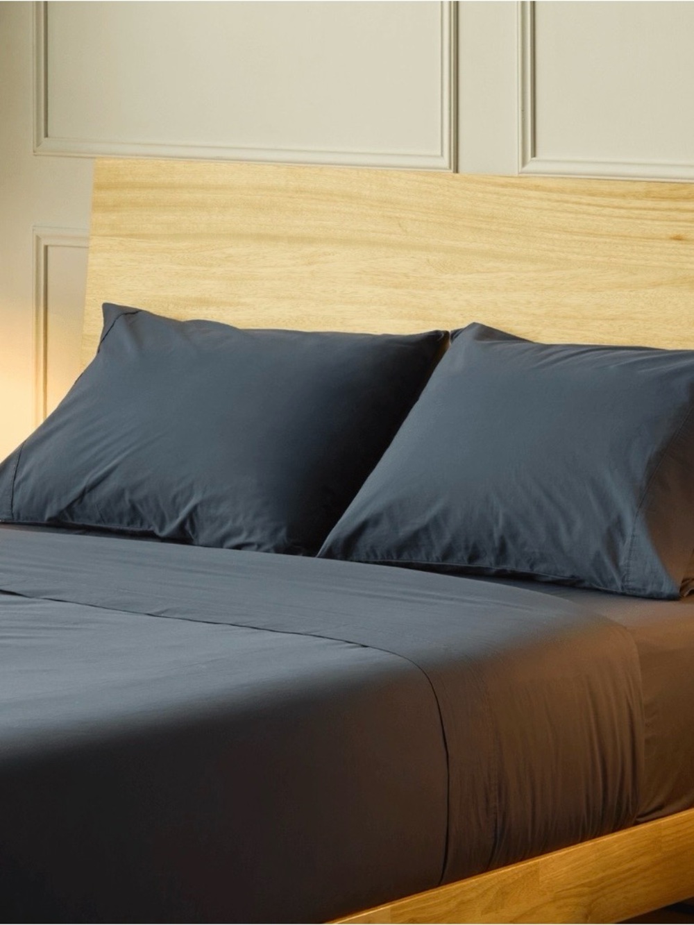 Casper Percale Luxurious Deep Blue Bed Sheet Set - Twin XL